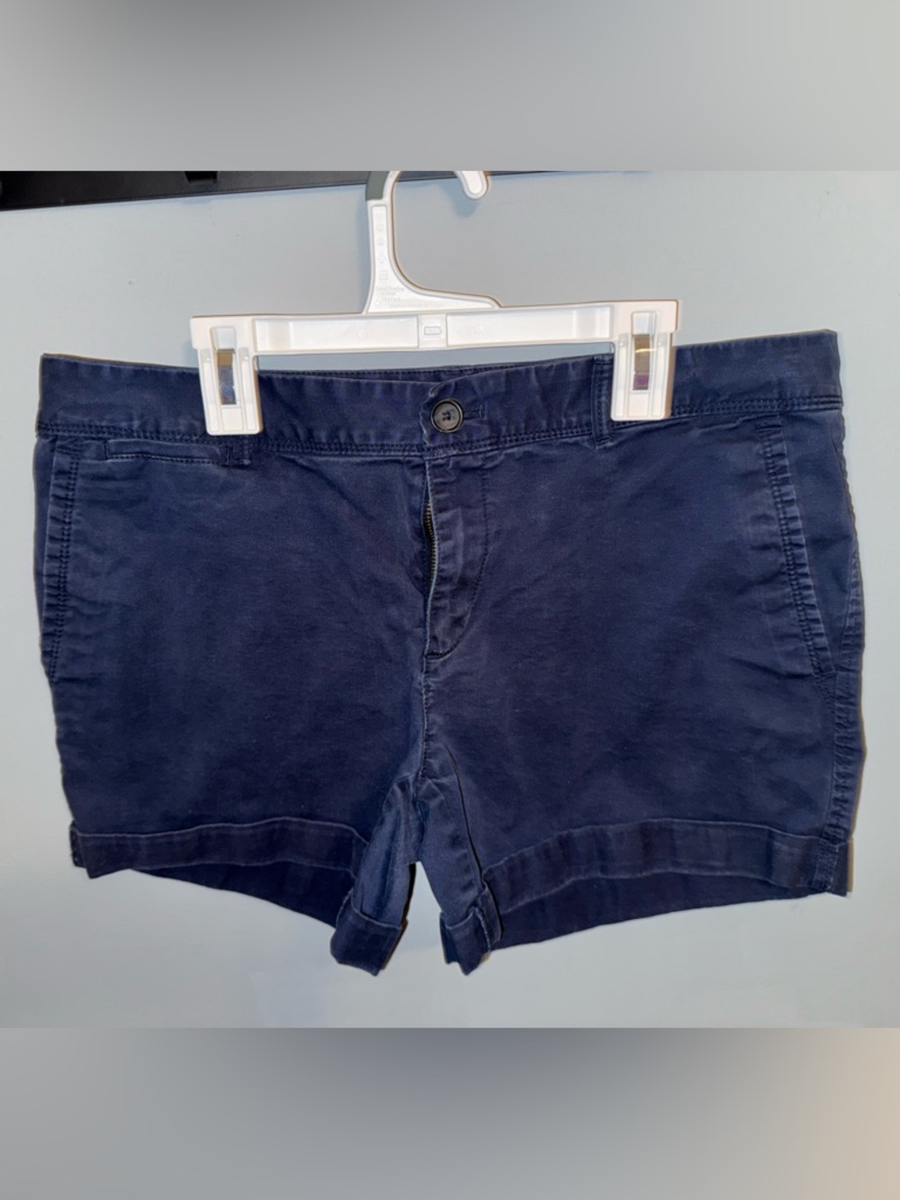 Banana Republic Navy Flat-Front Women's Shorts